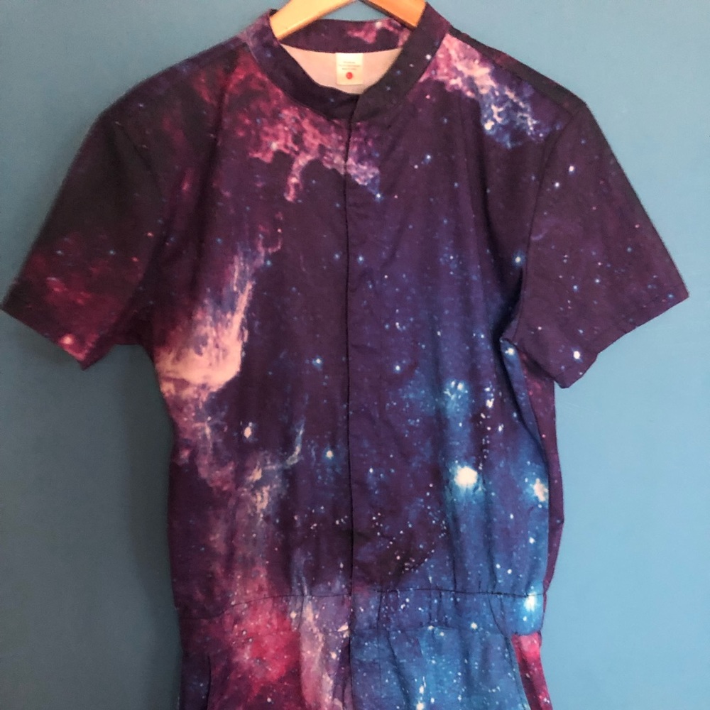 Unisex size Large zip up zodiac onesie